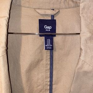 GAP Khaki blazer with buttons and pockets